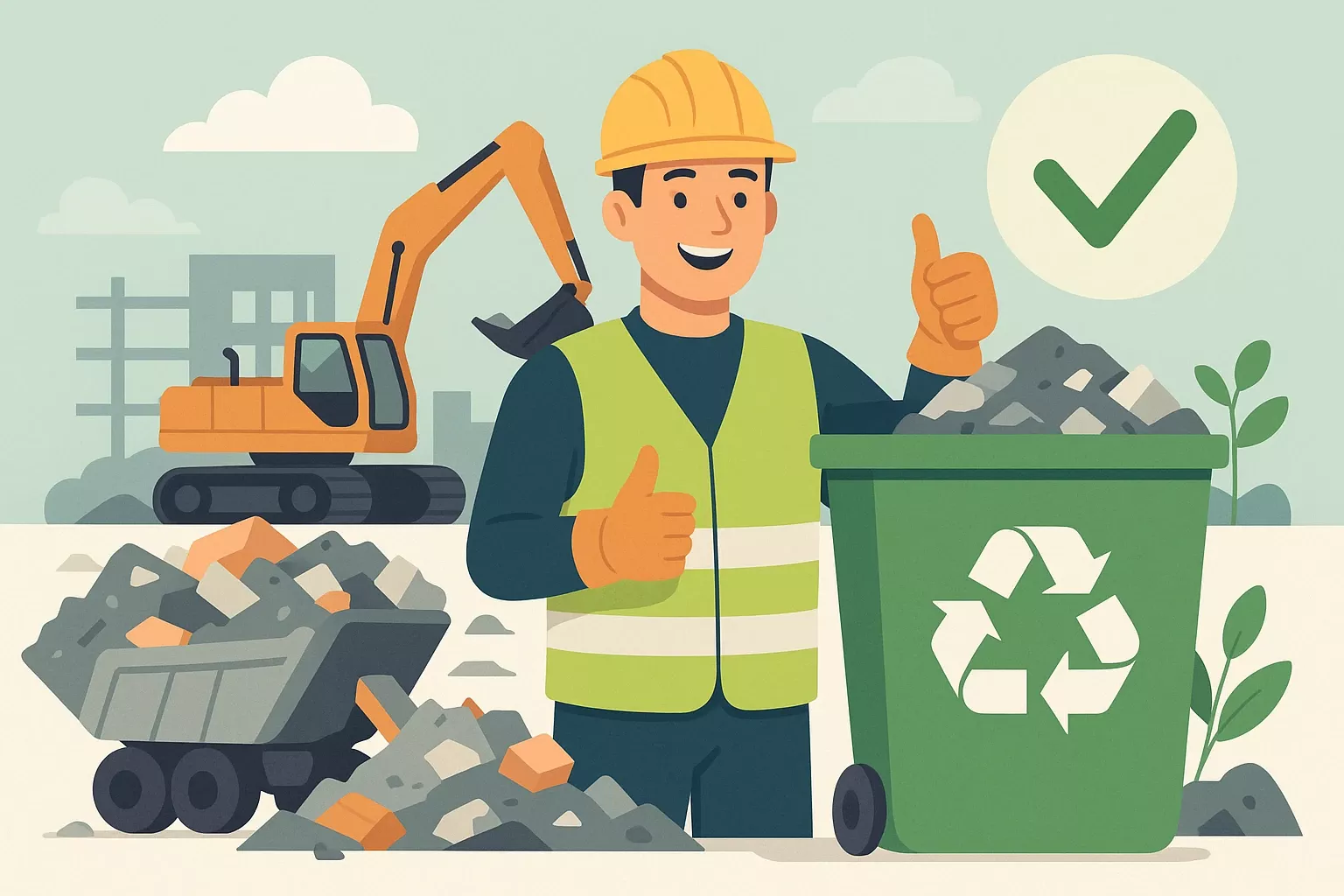 Smaltimento macerie rifiuti edili da cantiere da demolizione a Arena Po